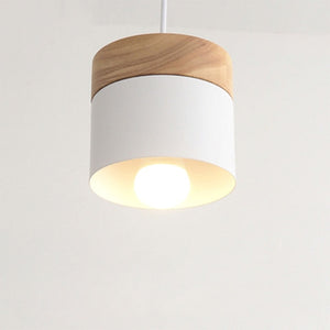 LED Wood Pendant Light Modern Nordic Pendant Lamp
