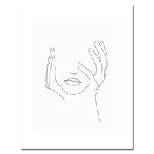 Load image into Gallery viewer, Sketch Wall Art Line Drawing Print Minimalist